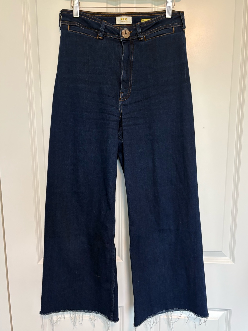Maeve Wide Leg Dark wash Jeans - size 30